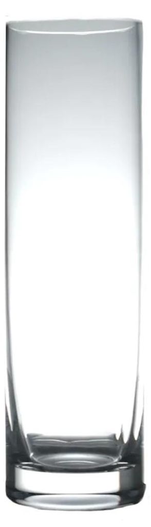 Dekoglas, Vase ZYLINDER SOLIFLEUR Cold Cut H 20cm D 6cm Produktbild 