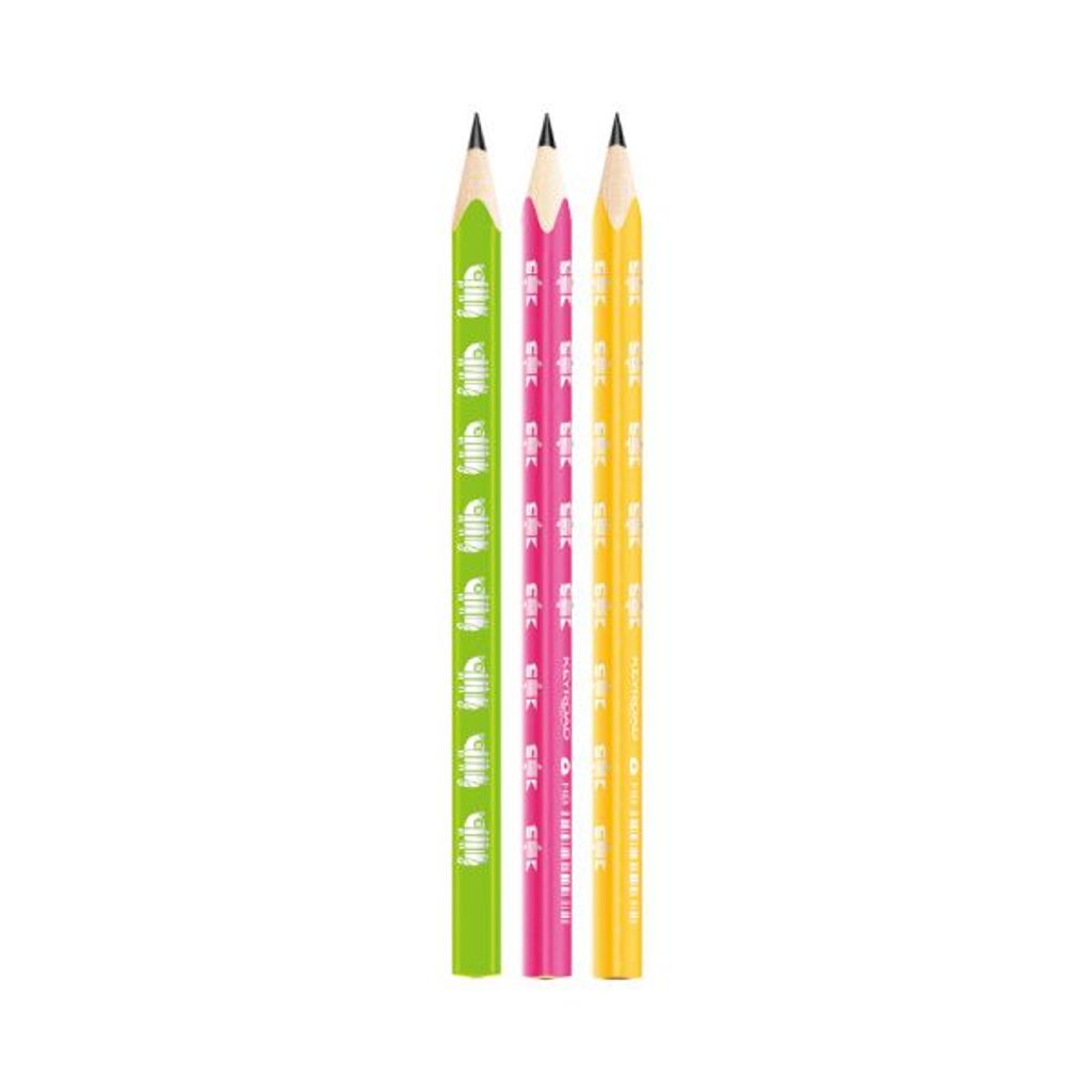 Grafitová tužka KEYROAD Neon JUMBO, HB, 6ks Obrázek produktu 