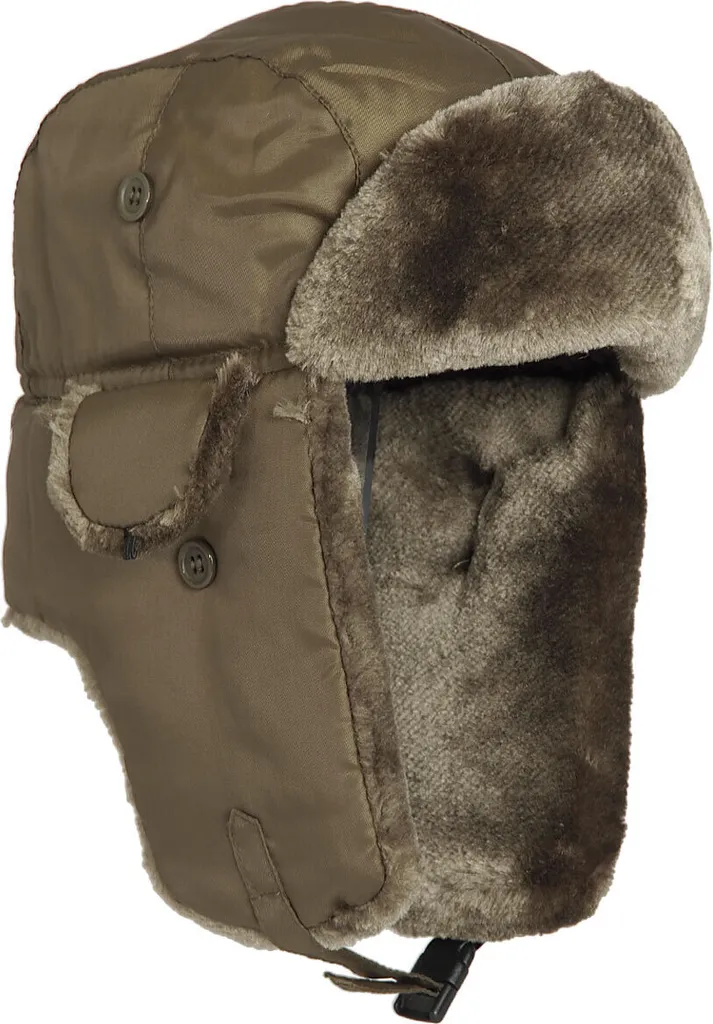 Colbacco MA1 Pilot Oliva - Cappello Pelliccia Sintetica Uomo M