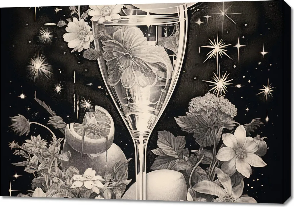 Offerta Quadro Elisir Cosmico 100x70cm - Tela Moderna per Casa