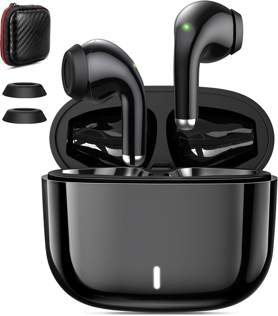 Kopfhörer Kabellos für iPhone 15 Pro Max 14 13 12 11,In Ear Kopfhörer Bluetooth mit Mikrofon Wireless USB C Kopfhörer Sport mit Touch Control