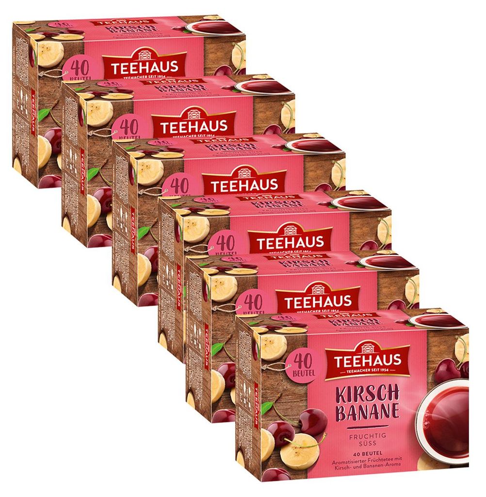 Tea house cherry banana herbata owocowa o smaku Zdjęcie produktu 