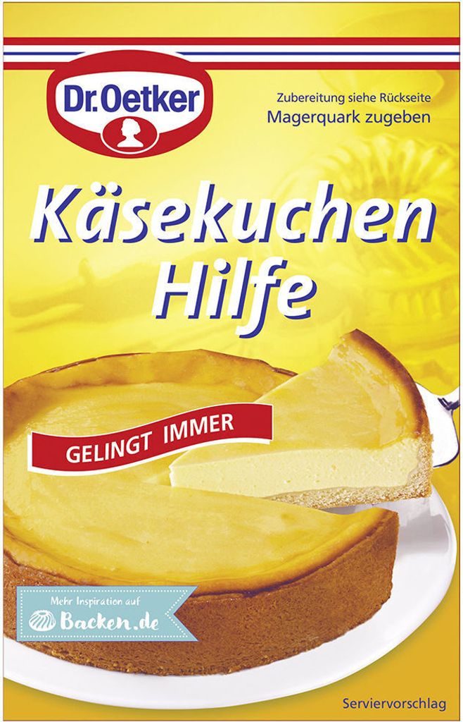 Aide pour gâteau au fromage Dr. Oetker Image du produit 