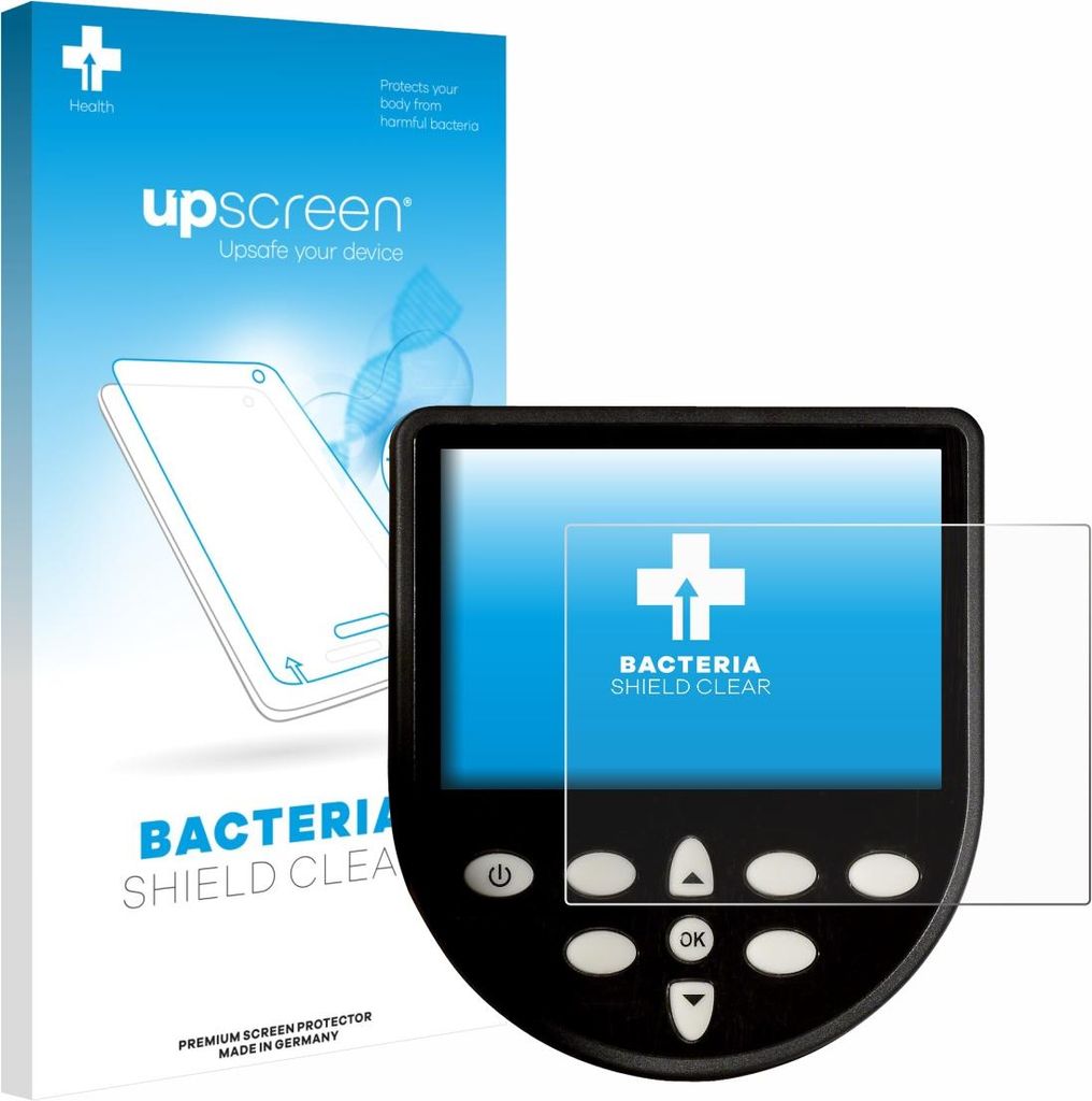upscreen Schutzfolie für WaterRower Series 4 Monitor Displayschutz Displayschutzfolie Folie Klar antibakteriell