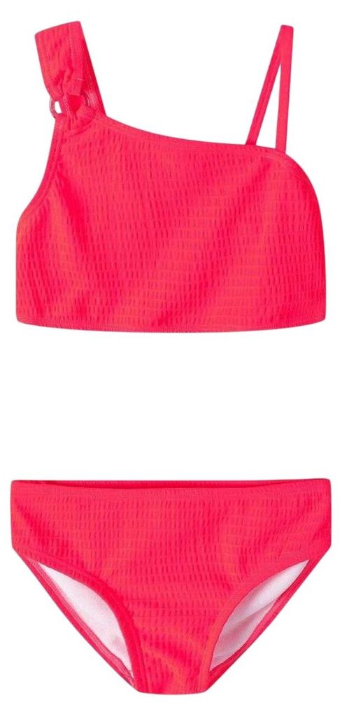 Minoti - Bikini-Set für Mädchen, Schnell trocknend MN670 (128) (Koralle)