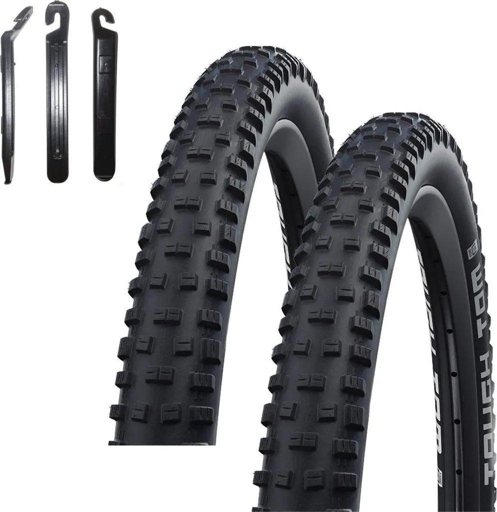 Pneu VTT 26 pouces Schwalbe Tough Tom pour chemins et sentiers x2