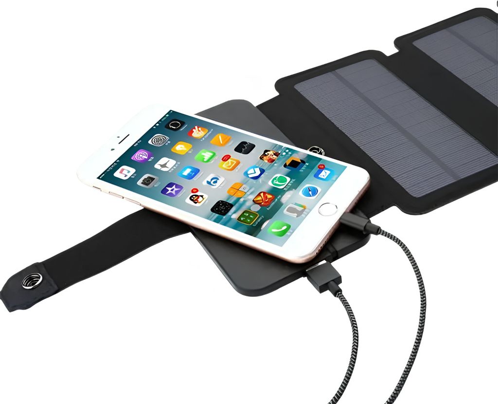 Solar-Reise-Ladegerät tragbares Solarpanel 10W, 5V/1A