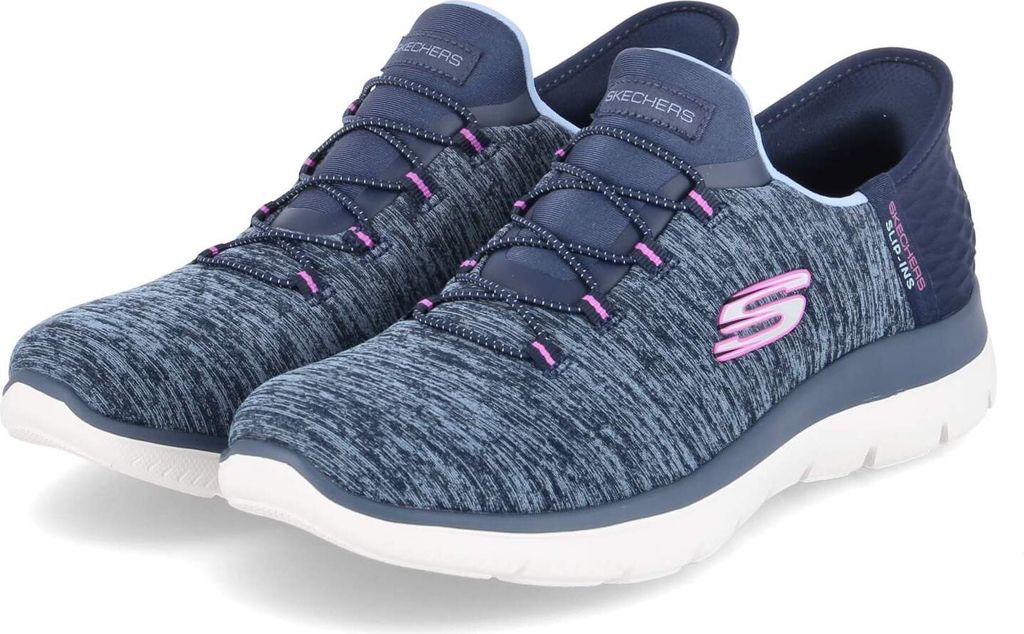 Skechers SLIP INS Damen Slip On Sneaker DAZZLING HAZE Blau Produktbild 