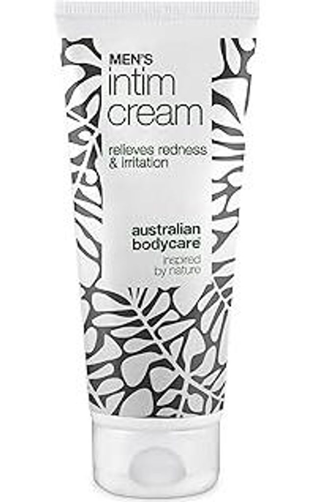 Intimcreme für Männer – lindert Juckreiz, Reibung und Feuchtigkeit. Enthält Sheabutter, Bienenwachs und Zink für trockene und geschützte Haut