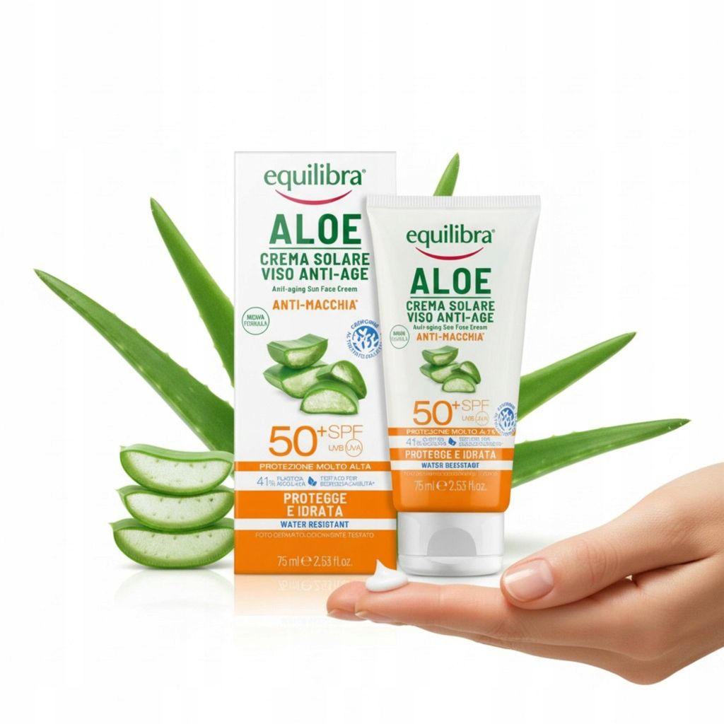 Equilibra Sun Face Aloe Antiage F50 75