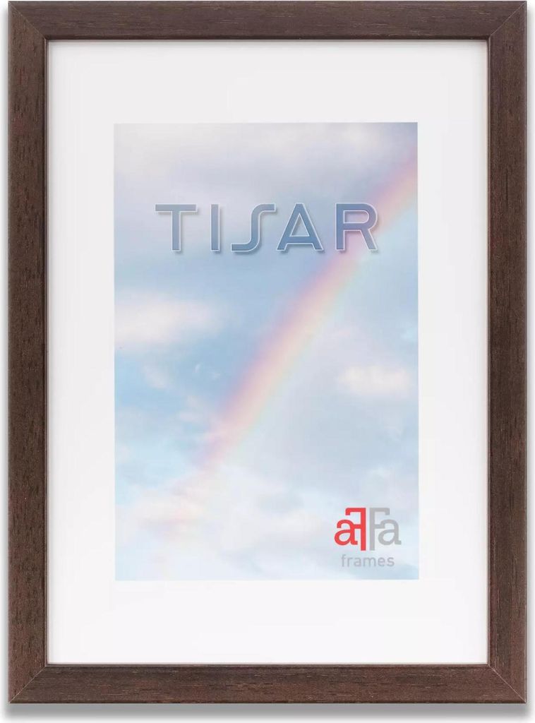 aFFa frames, Tisar, Bilderrahmen aus Holz, Rechteckig, mit Acrylglasfront, Bronze, 15x21 cm