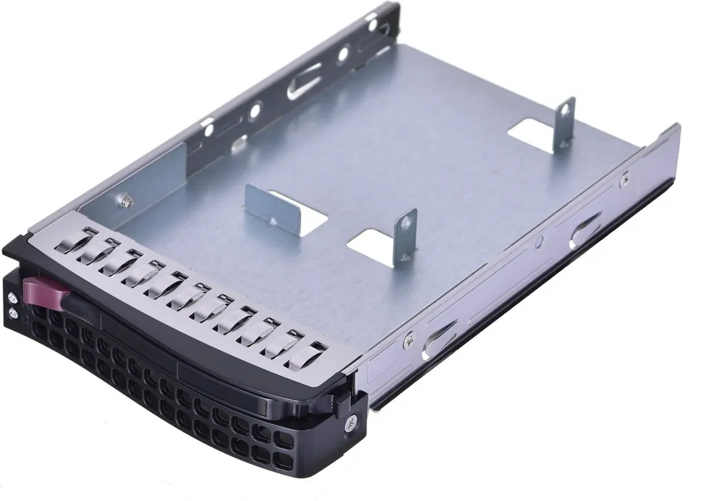 Support Disque 3.5" à 2.5" Supermicro Gen 4 en Acier Renforcé Noir
