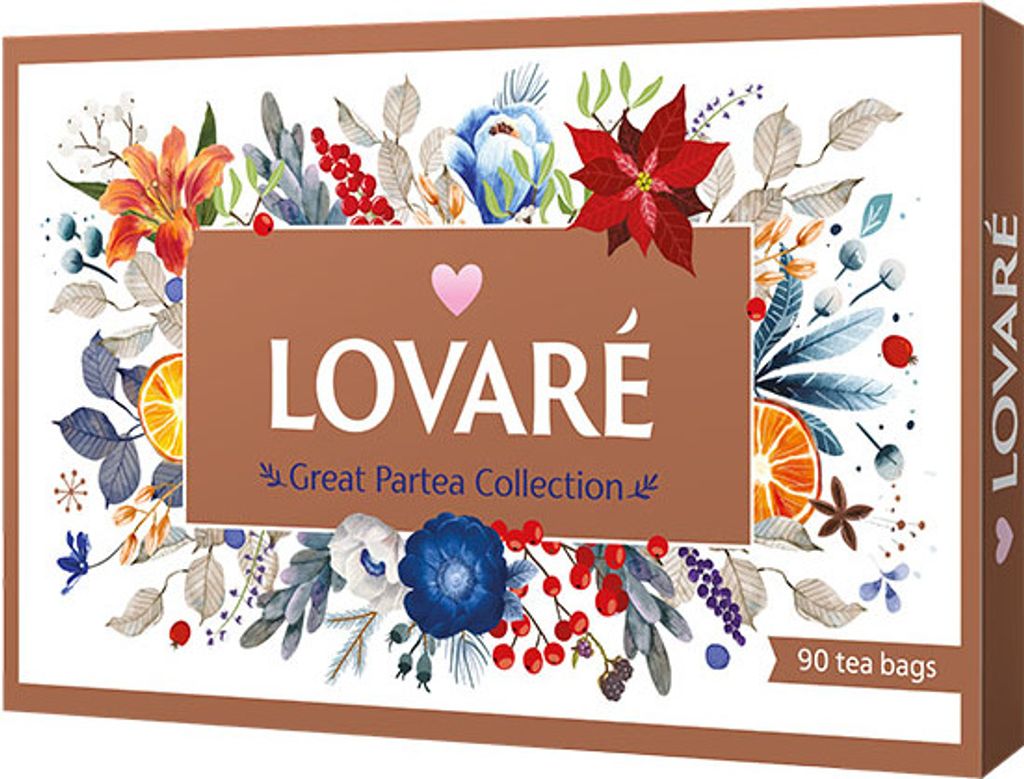 Lovare Tee Set 18 Teesorten 90 Teebeutel Produktbild 