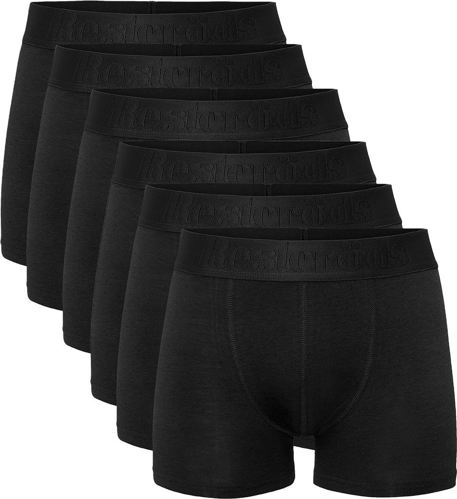 Resteröds 6er Pack Organic Baumwolle Retro Short / Pant Mit Baumwolle, Bequemer Logo-Bundgummi, Weich und elastisch