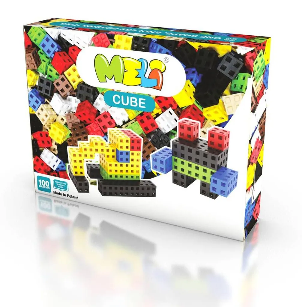 Meli Cube Blocs de Construction 100pcs - Jeu Éducatif de Construction - 2
