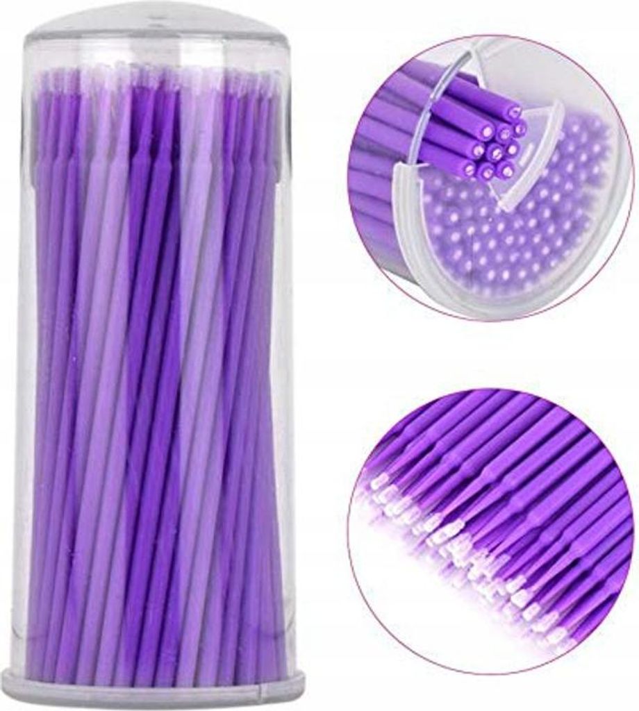 Microbrush Wimpernapplikatoren 100 Stück in einer 1mm Tube