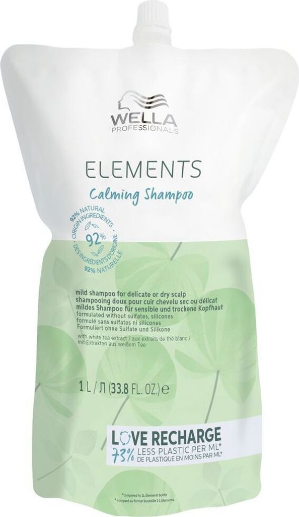 Wella Elements Calming Shampoo Nachfüllpack 1 L Produktbild 