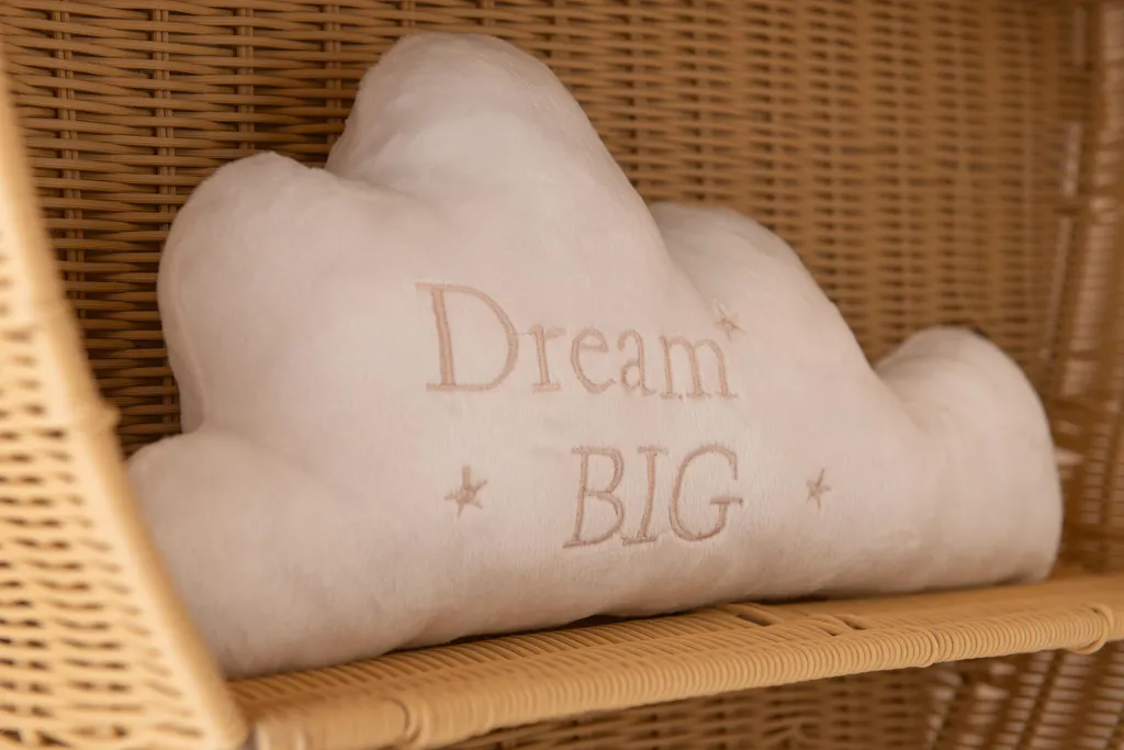Objet Déco Wolke Polyester Blanc et Beige Finition Douce J-Line Lot de 2 - 3