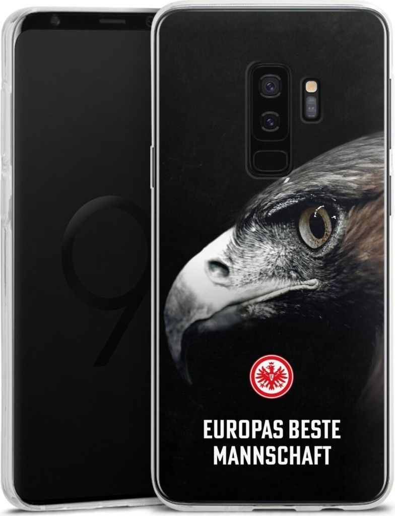 DeinDesign Handyhülle für Samsung Galaxy S9 Plus Duos Silikon Hülle Case Smartphone Schutzhülle Europameisterschaft Eintracht Frankfurt Offizie...
