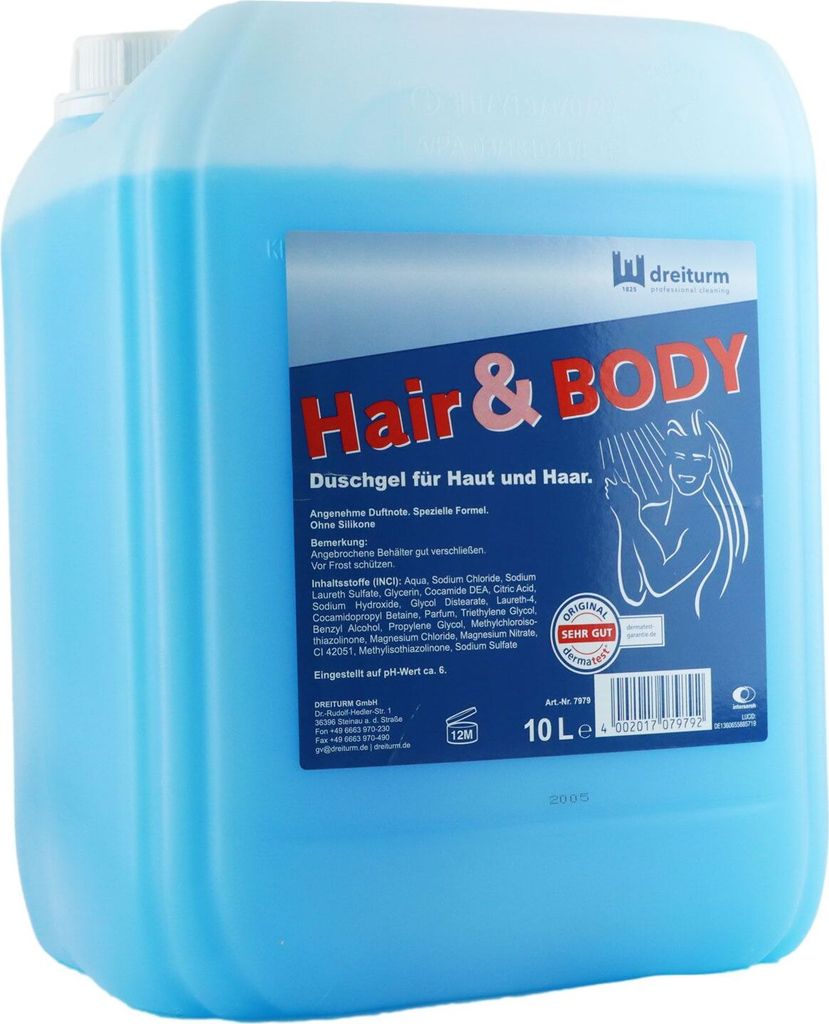 Dreiturm Hair & Body - Shampoo 10 Liter Produktbild 