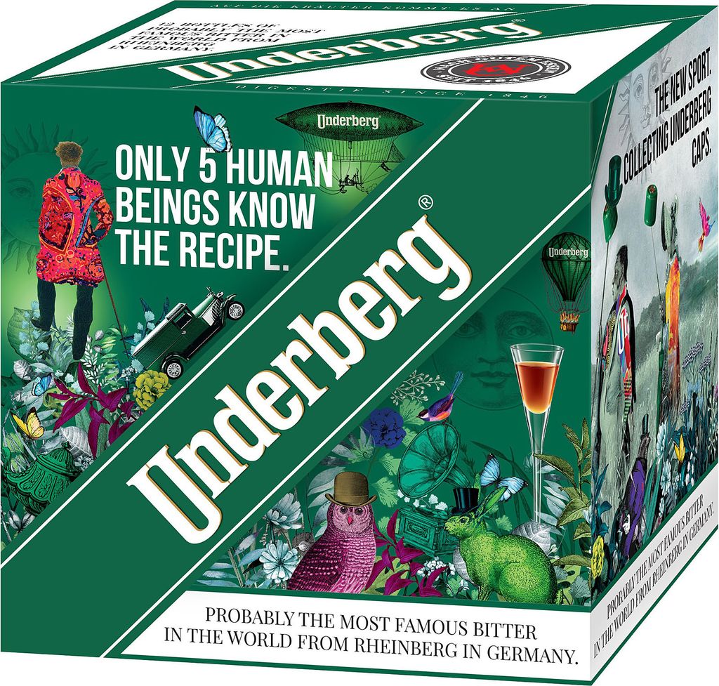 Underberg Kräuterbitter nach gutem Essen | 44 % vol | 12 x Produktbild 