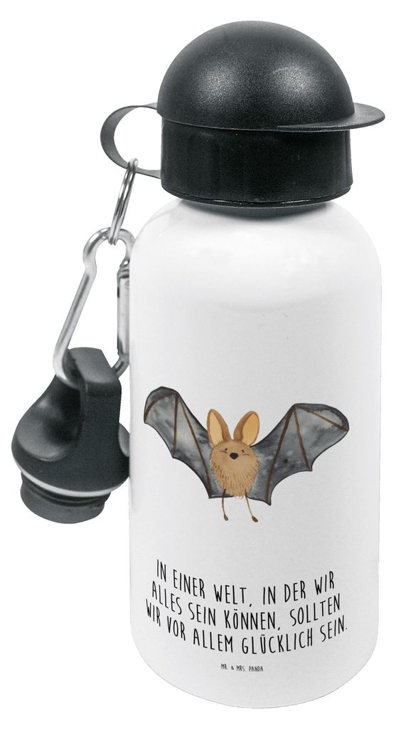 Mr. & Mrs. Panda Kinderflasche Fledermaus Flügel - Weiß - Produktbild 