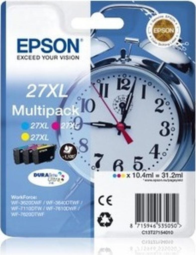 EPSON Tinte Multipack 3x10.4ml WF 36xx/7110/76xx, ''27XL'' RF