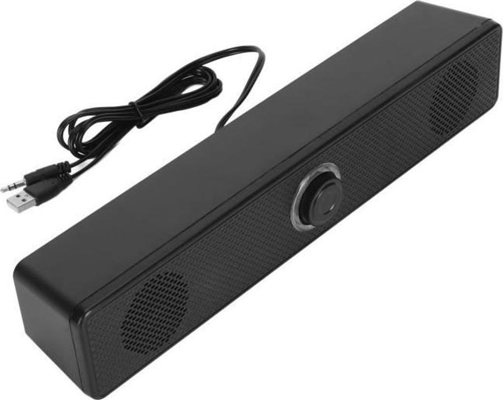 Kabelgebundene USB-Computerlautsprecher, HiFi-Desktop-Soundbar mit klarem Klang und Lautstärkeregelung, Mini-PC-Lautsprecher