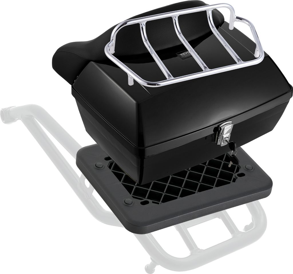 VEVOR Motorrad-Topbox, Motorradbox 48L, Universal-Backbox Produktbild 