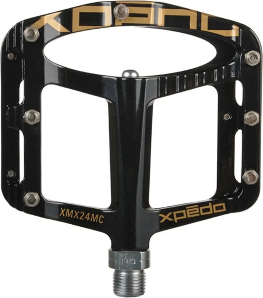 XPEDO XMX24MC SPRY Pédales Plates Magnésium 9/16' Noir et Or (Paire)