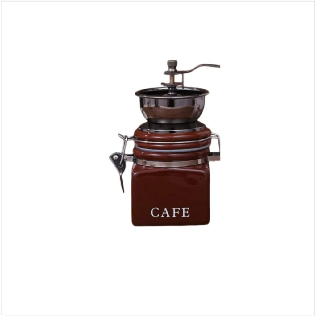 Moulin à café manuel INF avec meule céramique et manivelle robuste - 4