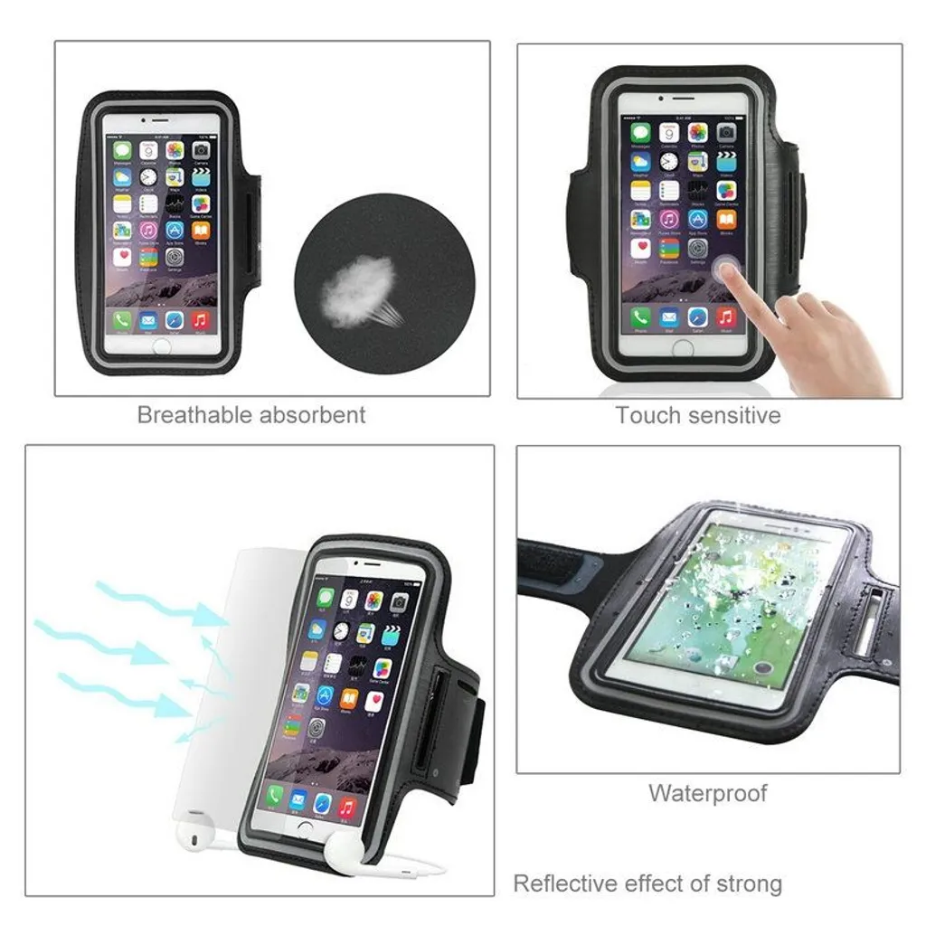 Offerta Fascia Sport JIAKE JK740 | Bracciale Neoprene DFV mobile - 5