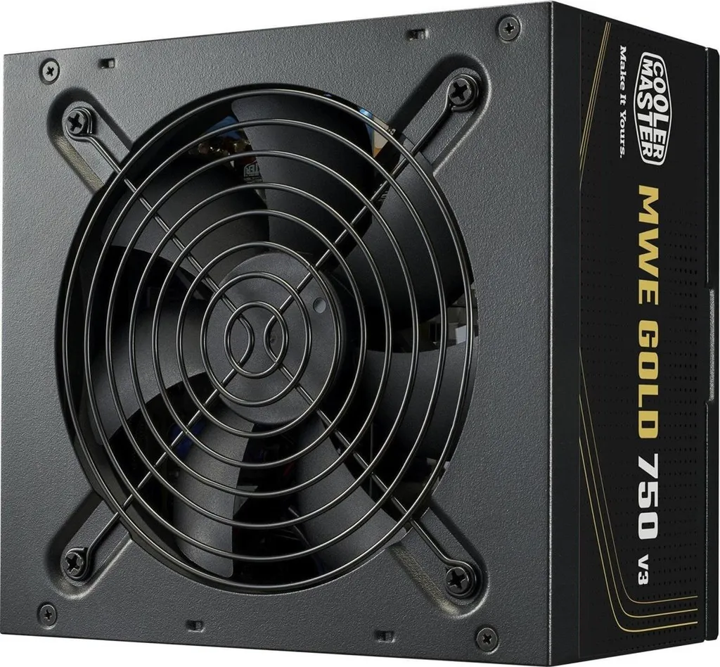 Cooler Master MWE Gold V3 ATX 3.1 Non-Modular Series alimentatore per computer 750 W 24-pin ATX Nero