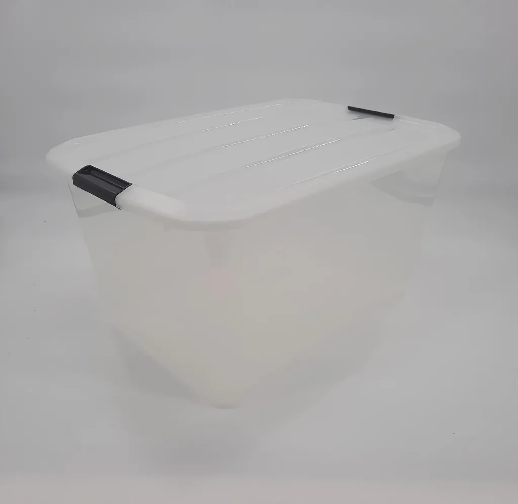 Boîte Iris TB-45 de 45L pour organisation placard et garage noire