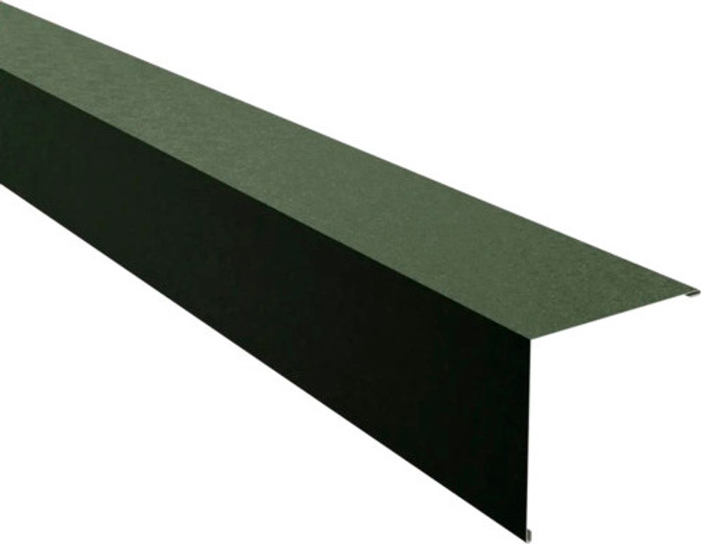 PRECIT Aussenecke 90° für Wand Nadelgrün RAL 6020 Shimoco 80μm 2000 mm x 140 mm x 140 mm x 0,5 mm