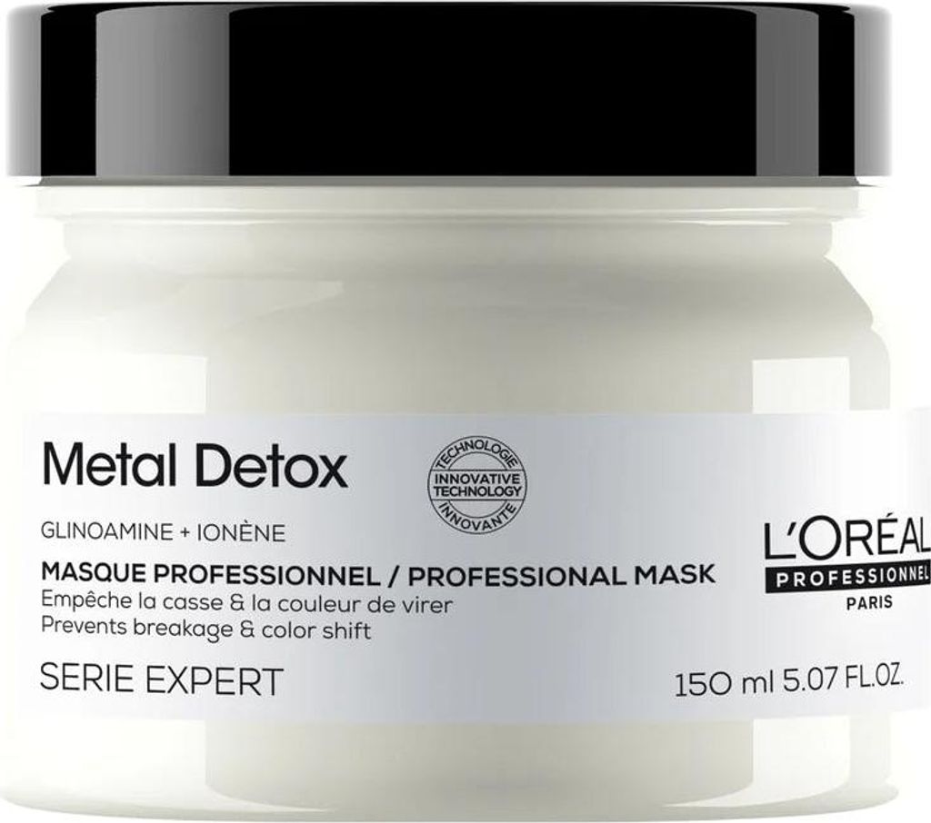 L'Oreal Professionnel, Serie Expert Metal Detox, Glicoamine + Ionene, 150 ml