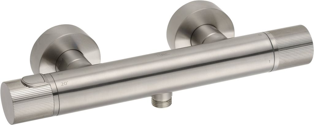 Ben Engraved Line Duscharmatur mit Thermostat Aufputz Duschthermostat mit 38 °C