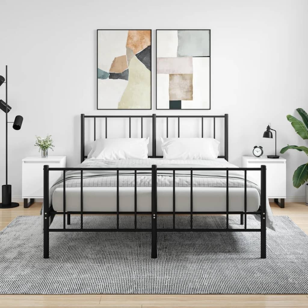 "im Angebot" Nachttische 2 Stk. - Schlafzimmertisch modern - Hochglanz-Weiß 40x30x50 cm Holzwerkstoff - Beistellschrank CC22257