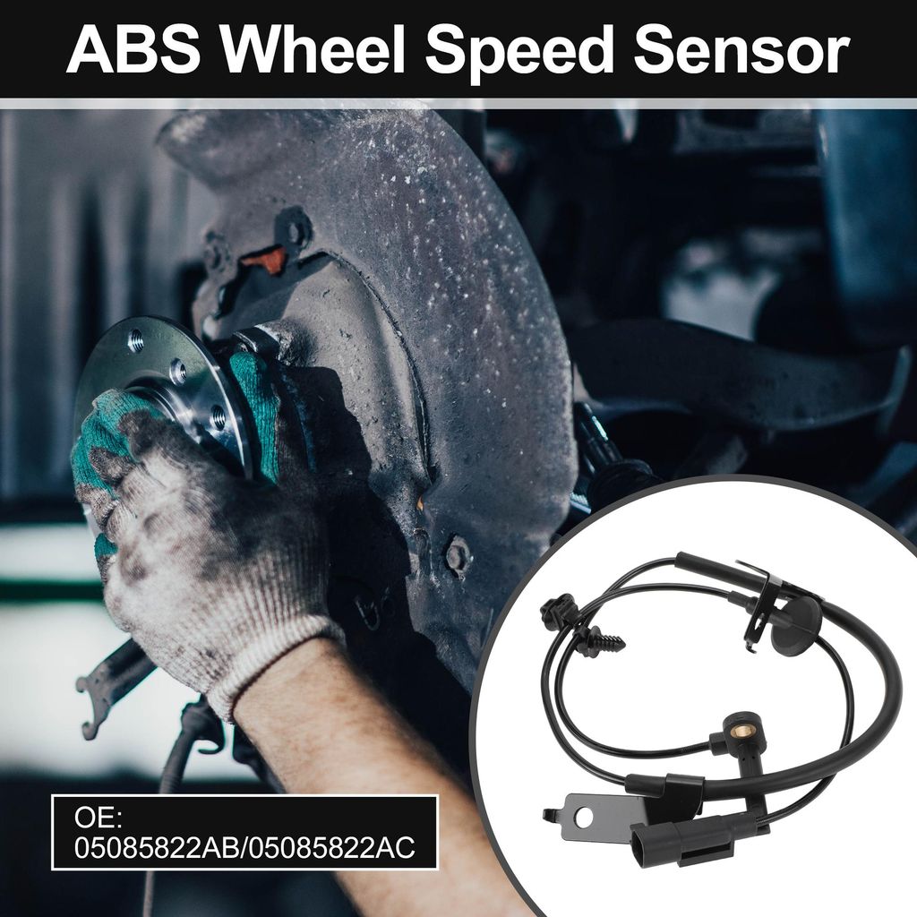 ABS Raddrehzahlsensor-Kit Nr. 05085822AB/05085822AC Vorderer rechter ABS-Sensor-Satz für Dodg Avenger 2008-2014 Journey 2009-2019