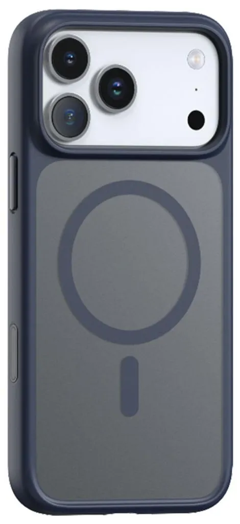 Coque iPhone 17 Pro Antichoc Torras Guardian avec Aimant Puissant Bleu