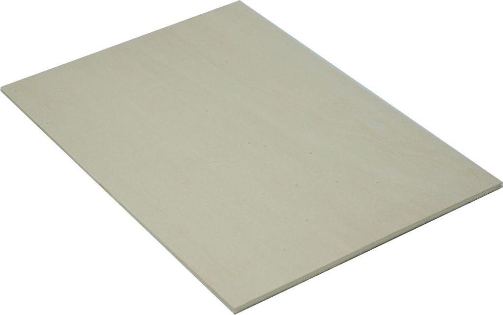 Sperrholzplatte Pappel 120 x 60 cm, 4 mm Produktbild 