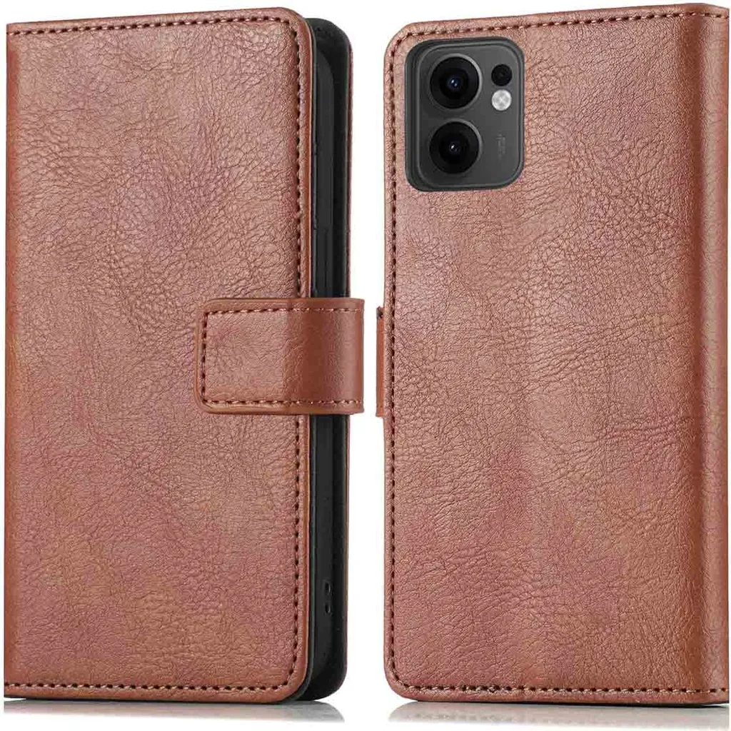 Custodia Oppo Reno 13 Marrone iMoshion | Protezione a Libro Professionale