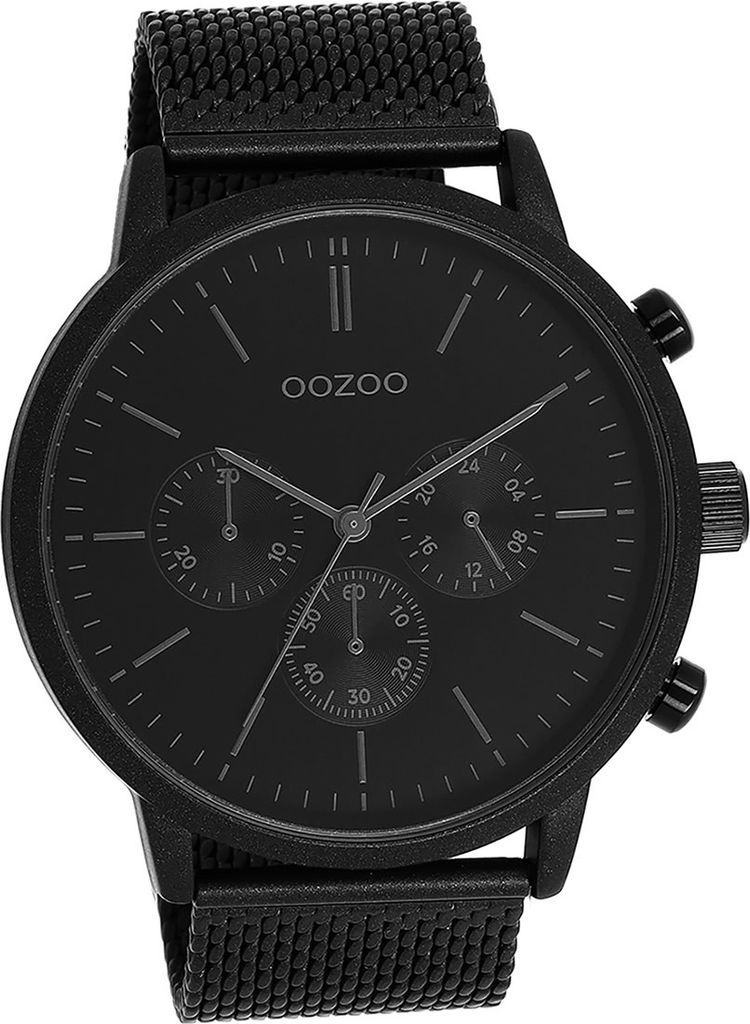 Oozoo Metall Herren Uhr Analog Quarzuhr Armband schwarz Timepieces D2UOC11204