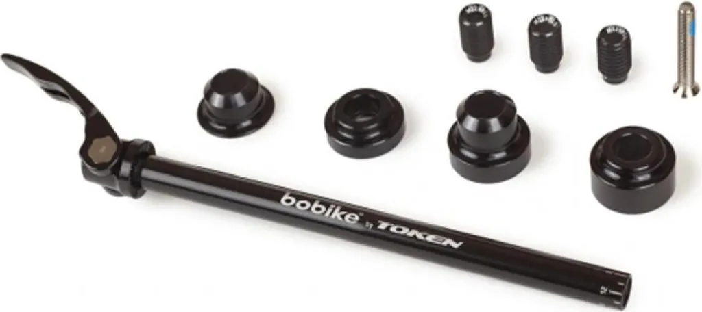 Axe de Fixation de Remorque Vélo 12 mm Bobike en Acier Haute Qualité