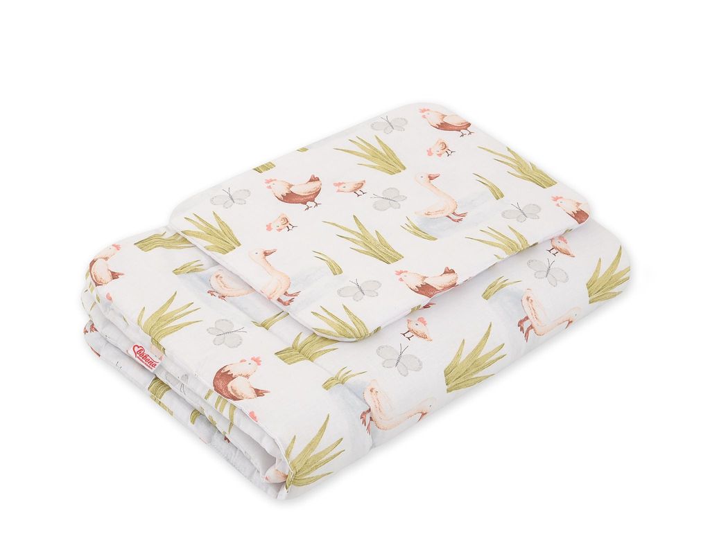 Babybettwäsche-Set mit Füllung 2-tlg. 75x100cm NEWBORN - In the country