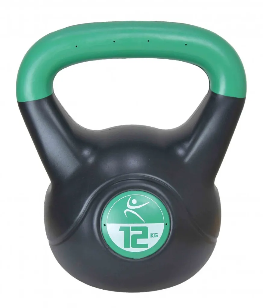 Kettlebell en vinyle LIIFEFIT 12kg - Poids de musculation ergonomique