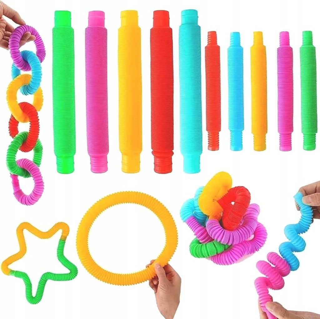 Sensory Tubes 20-Teiliges Kreatives Set Aus Pop-Up-Röhren