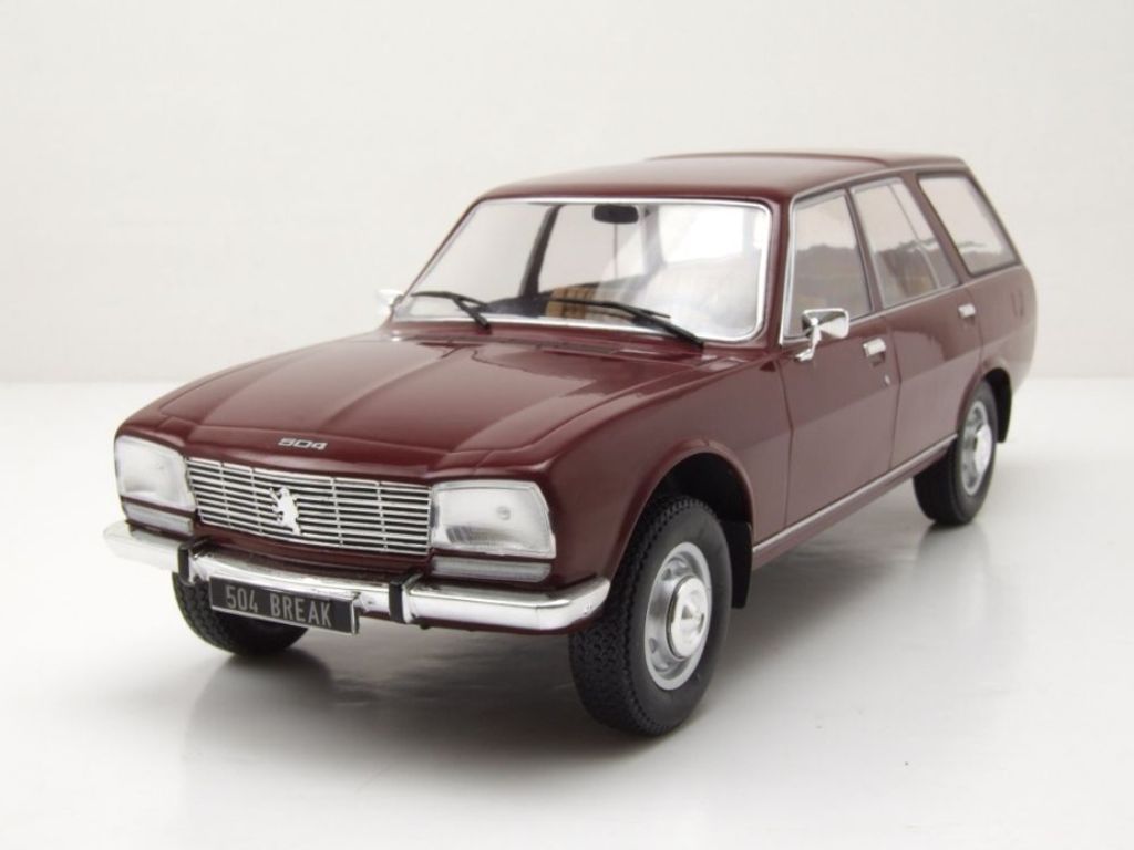 PEUGEOT 504 Kombi 1976 Bordeaux, MOD18357, Maßstab1/18, MODELCAR