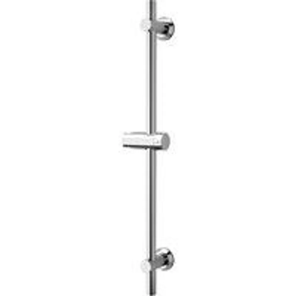 Bras de douche mural 70 cm en inox chromé pour pommeau de tête fixe