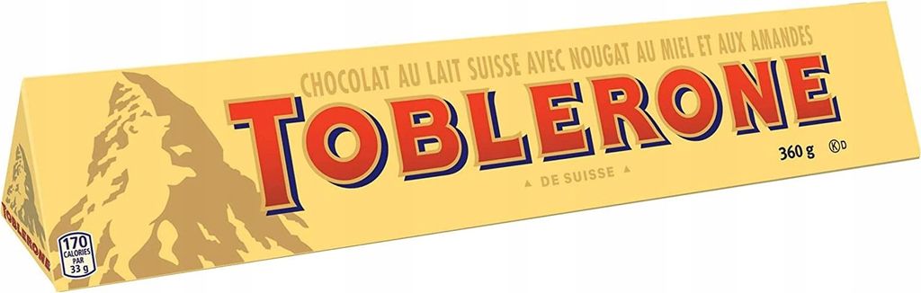 Toblerone 4019723, Czekolada mleczna, 360 g, 2209 kJ, 529 Zdjęcie produktu 